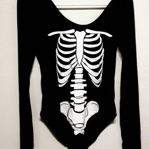 Skeleton Body Suit Large
